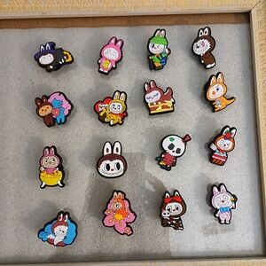 Labubu Croc Charms Lot Of 16